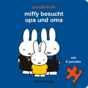 Omslag van Miffy besucht Opa und Oma Puzzle-Buch mit 6 puzzles