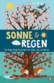 Omslag van Sonne & Regen - Ein Klipp-Klapp-Buch über die Natur und das Wetter Pappbilderbuch ab 2 1⁄2 Jahren mit Klipp-Klapp-Seiten