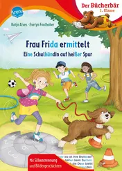Omslag van Frau Frida ermittelt. Eine Schulhündin auf heißer Spur Mit Buchstaben- und Leserätseln
