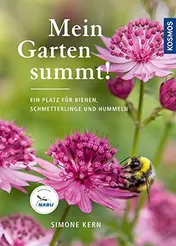 Omslag van Mein Garten summt! Ein Platz für Bienen, Schmetterlinge und Hummeln. Insekten schützen im naturnahen Garten. Empfohlen vom NABU