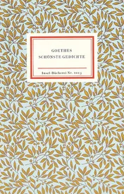 Omslag van Goethes schönste Gedichte