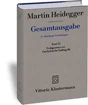 Omslag van Gesamtausgabe II. Abt., Vorlesungen 1923-1944. Prolegomena zur Geschichte des Zeitbegriffs. 20