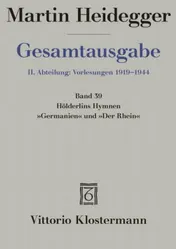 Omslag van Hölderlins Hymnen "Germanien" und "Der Rhein" (Wintersemester 1934/35)