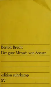 Omslag van Der Gute Mensch von Sezuan Bertolt Brecht