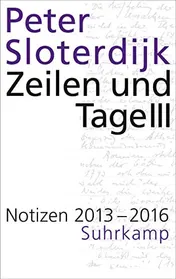 Omslag van Zeilen und Tage III Notizen 2013-2016