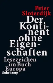 Omslag van Der Kontinent ohne Eigenschaften Lesezeichen im Buch Europa