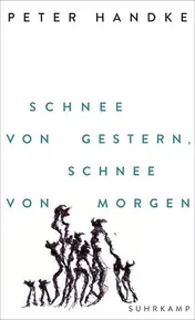 Omslag van Schnee von gestern, Schnee von morgen das Lautwerden des einen Kreuz-und-Quer-Gehenden zeit seines jeweiligen Innehaltens