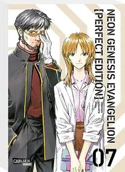 Omslag van Neon Genesis Evangelion - Perfect Edition 7 Neue Edition in 7 Sammelbänden des Mecha-Klassikers um jugendliche EVA-Piloten, die zur Rettung der Menschheit Kampfroboter steuern.