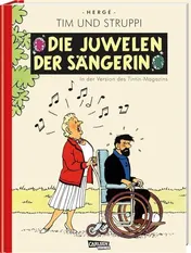 Omslag van Die Juwelen der Sängerin in der Version des Tintin-Magazins