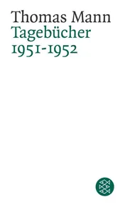 Omslag van Tagebücher 1951 - 1952. ...