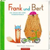Omslag van Frank und Bert Die Sache mit dem Fahrradfahren