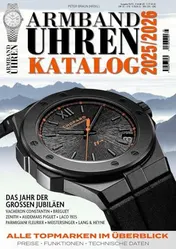 Omslag van Armbanduhren Katalog 2025/2026 Über 100 Top-Marken im Überblick. DAS Standardwerk für alle Uhrmacher, Sammler und Uhrenfans