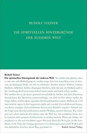 Omslag van Die spirituellen Hintergründe der äußeren Welt der Sturz der Geister der Finsternis ; vierzehn Vorträge, gehalten in Dornach vom 29. September bis 28. Oktober 1917