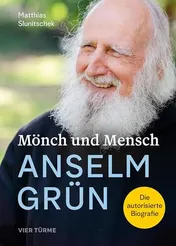 Omslag van Mönch und Mensch - Anselm Grün die autorisierte Biografie