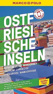 Omslag van MARCO POLO Reiseführer Ostfriesische Inseln, Baltrum, Borkum, Juist, Langeoog, Norderney, Spiekeroog, Wangerooge Reisen mit Insider-Tipps. Inkl. kostenloser Touren-App