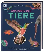 Omslag van Anatomie der Tiere das geheimnisvolle Innenleben unter Fell, Federn und Schuppen