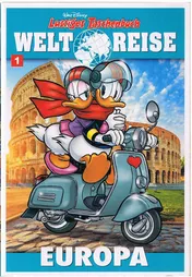 Omslag van Lustiges Taschenbuch Weltreise 01 Europa