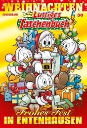 Omslag van Lustiges Taschenbuch Weihnachten 30 Frohes Fest in Entenhausen