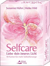 Omslag van Selfcare - Liebe dein inneres Licht - 40 Karten für mehr Selbstfürsorge - Set mit Buch und 40 Karten