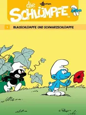 Omslag van Blauschlümpfe und Schwarzschlümpfe