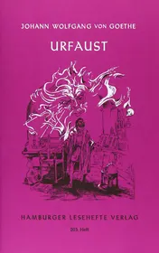Omslag van Urfaust Faust in ursprünglicher Gestalt