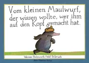 Omslag van Vom kleinen Maulwurf, der wissen wollte, wer ihm auf den Kopf gemacht hat