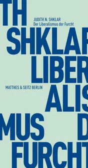 Omslag van Der Liberalismus der Furcht