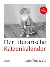 Omslag van Der literarische Katzenkalender 2026