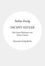 Omslag van Incipit Hitler