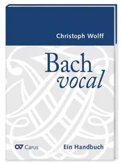 Omslag van Bach "vocal" ein Handbuch