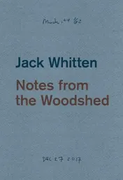 Omslag van Jack Whitten: Notes from the Woodshed