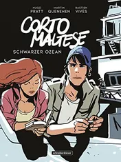 Omslag van Corto Maltese - schwarzer Ozean