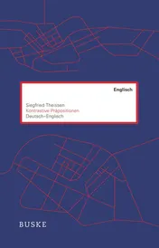 Omslag van Kontrastive Präpositionen Deutsch - Englisch