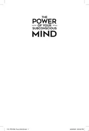 Omslag van The Power of Your Subconscious Mind