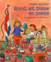 Omslag van Rood, wit, blauw en oranje
