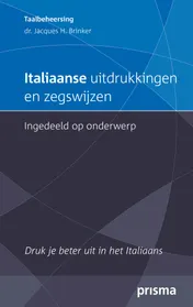 Omslag van Italiaanse uitdrukkingen en zegswijzen ingedeeld op onderwerp