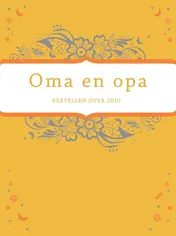 Omslag van Oma en opa vertellen over jou!