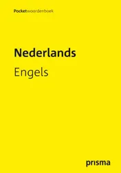 Omslag van Prisma pocketwoordenboek Nederlands-Engels
