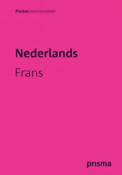 Omslag van Prisma pocketwoordenboek Nederlands Frans