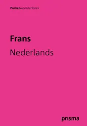 Omslag van Prisma pocketwoordenboek Frans-Nederlands