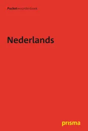 Omslag van Prisma pocketwoordenboek Nederlands