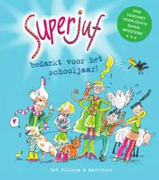 Omslag van Superjuf, bedankt voor het schooljaar!