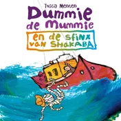 Omslag van Dummie de mummie en de sfinx van Shakaba