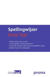 Omslag van Spellingwijzer Onze Taal