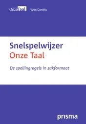 Omslag van Snelspelwijzer Onze Taal