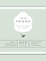 Omslag van Dear friend