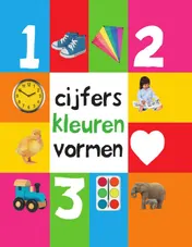Omslag van Cijfers kleuren vormen