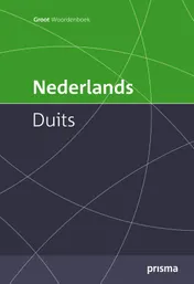 Omslag van Prisma groot woordenboek Nederlands-Duits