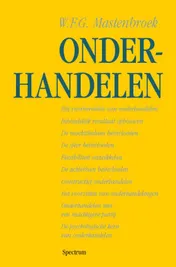Omslag van Onderhandelen