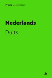 Omslag van Prisma woordenboek Nederlands-Duits